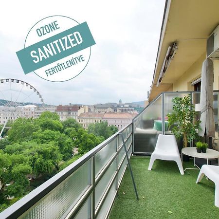 Standard Apartment By Hi5 - Incredible View With Terrace Budapest Esterno foto